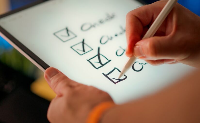 Upprättande Av Checklista För Vardagssysslor